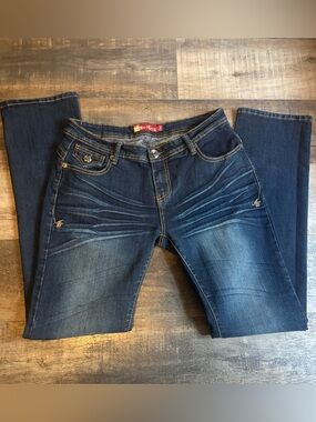 Apple Bottoms Dark Blue Boot Cut Women's Jeans size 9/10